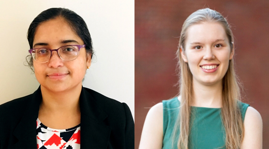 Pre-Health Programs' Sukalpa Basu and Fels Institute of Government's Lauren Russell have been recognized with distinguished teaching awards