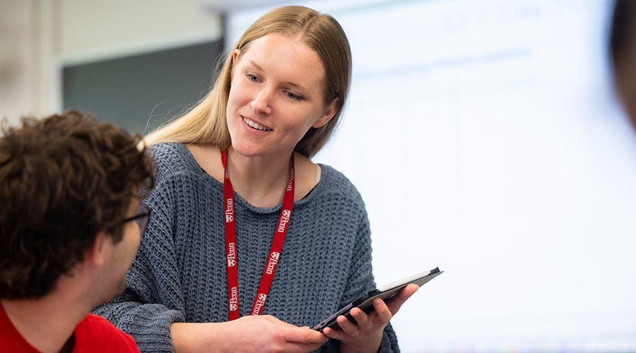 Pre-Health Student and Instructor