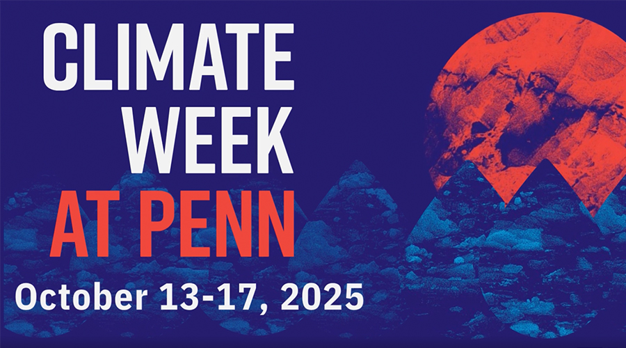 Master of Environmental Studies students participate in the sixth annual Penn Climate Week